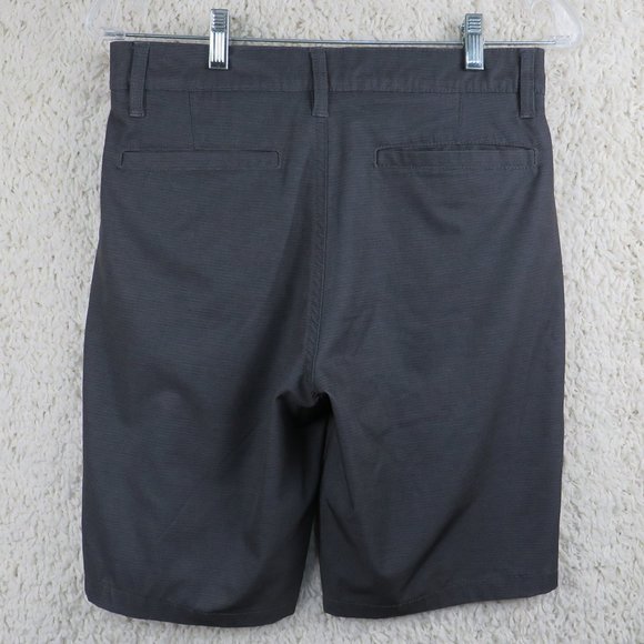 Hurley* Men's 1.5" Belt Loop Multipocketed Mesh Charcoal Gray Shorts~ Size W28 - Picture 2 of 13